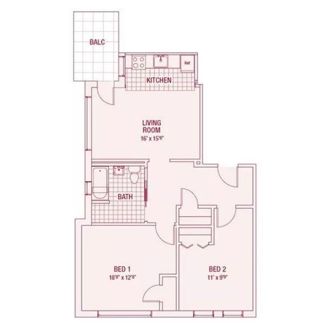 2 BEDROOM