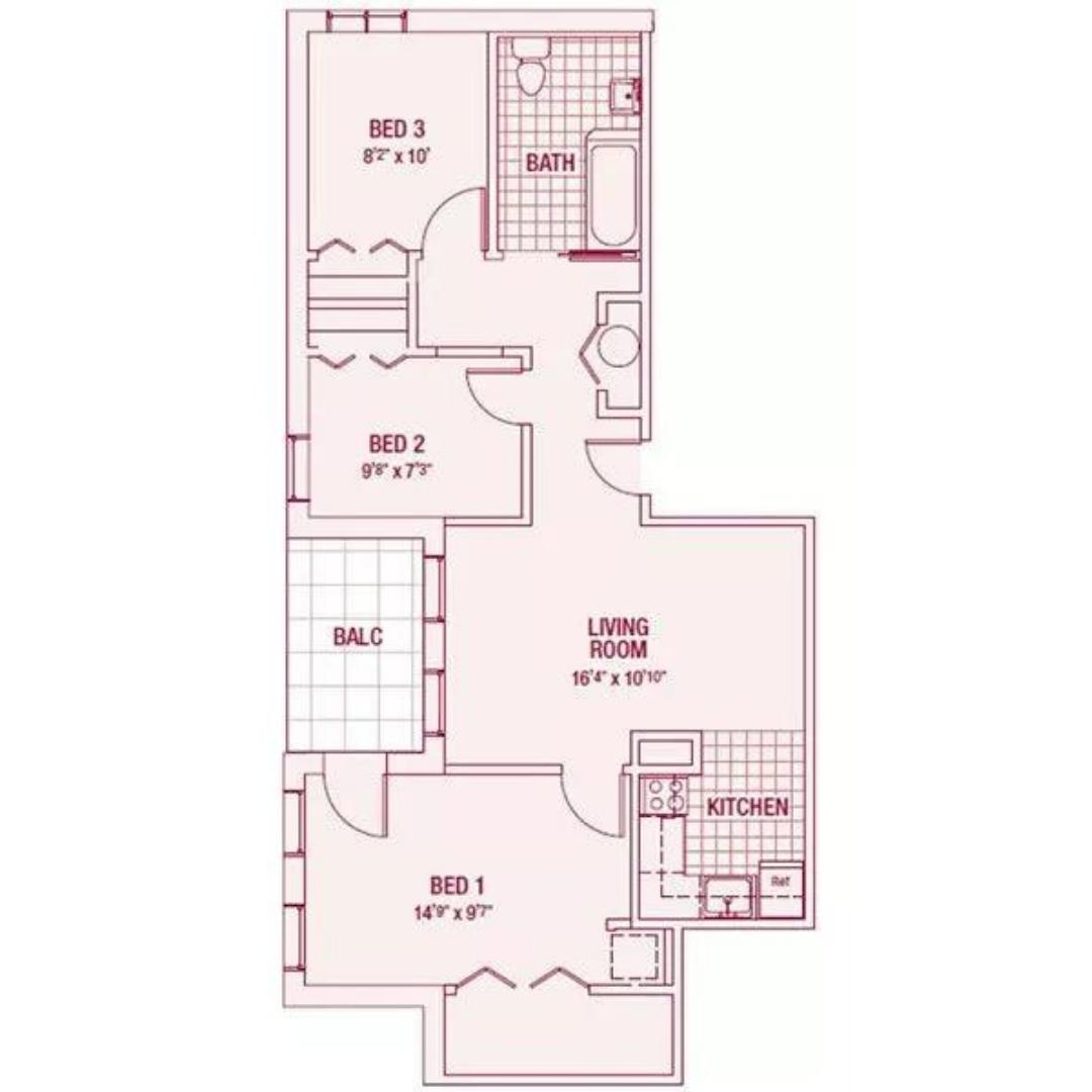 3 BEDROOM